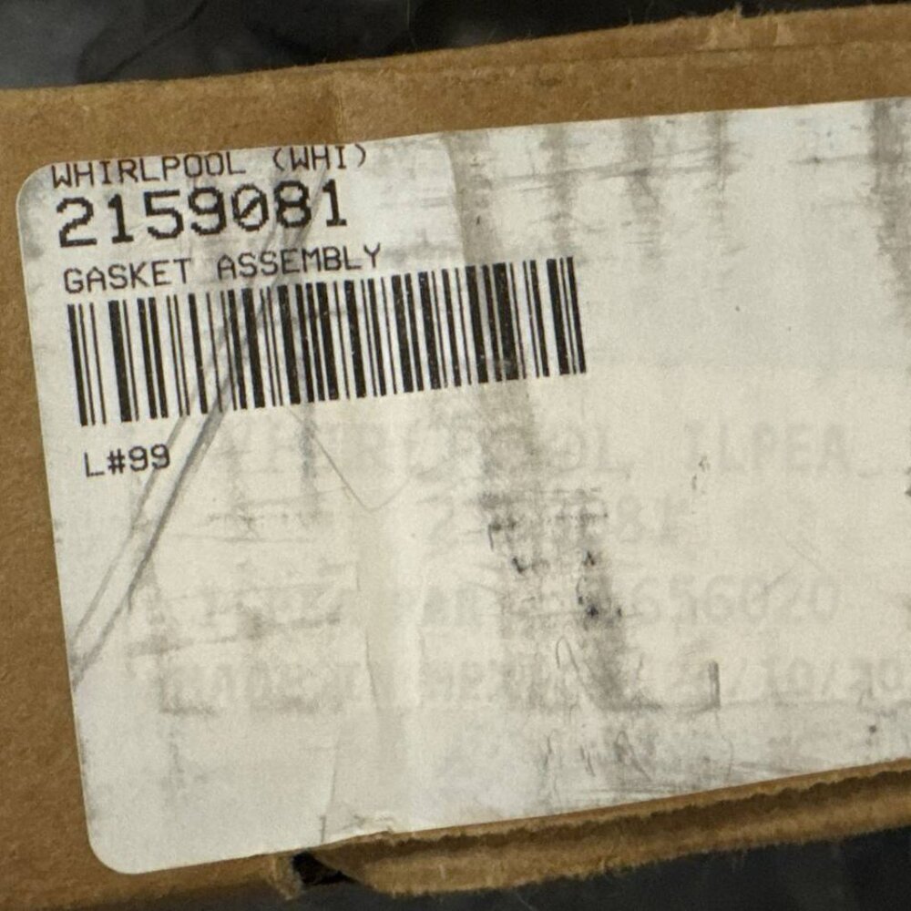 Whirlpool 2159081 Door Gasket brand new